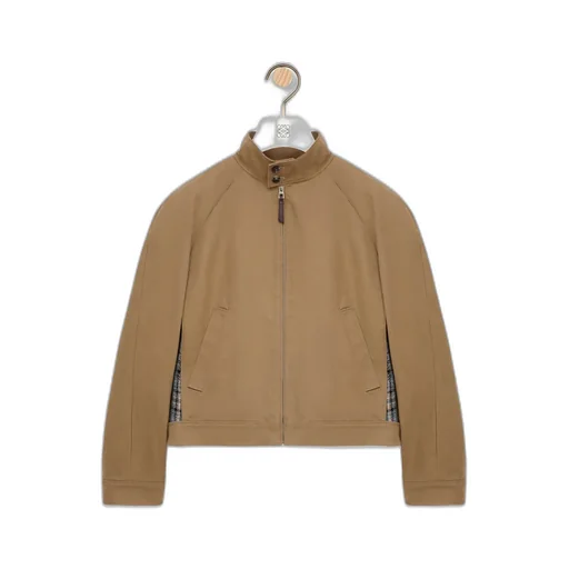 Zip-Up Jacket In Cotton
