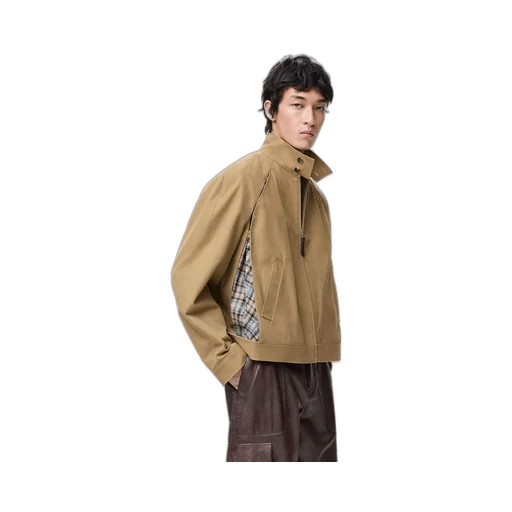 Zip-Up Jacket In Cotton