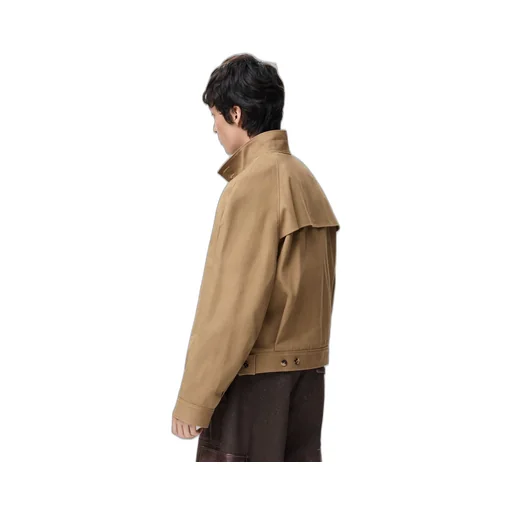 Zip-Up Jacket In Cotton