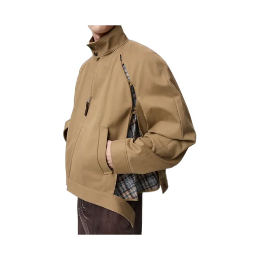 Zip-Up Jacket In Cotton