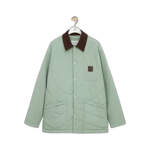 Padded Overshirt In Technical Shell