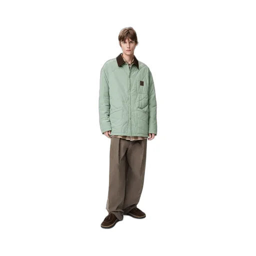 Padded Overshirt In Technical Shell