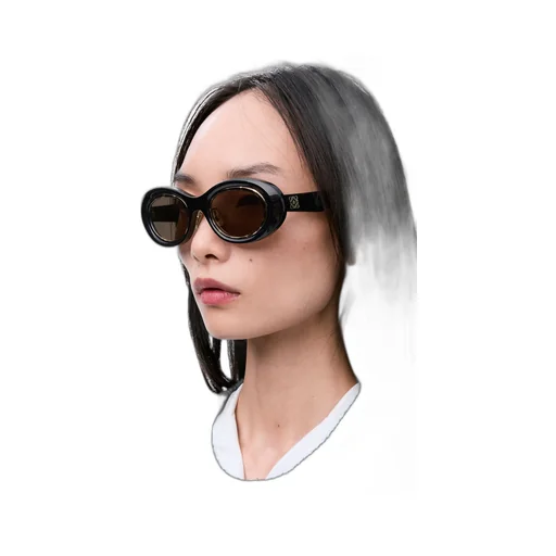 Mini Anagram Oval Sunglasses