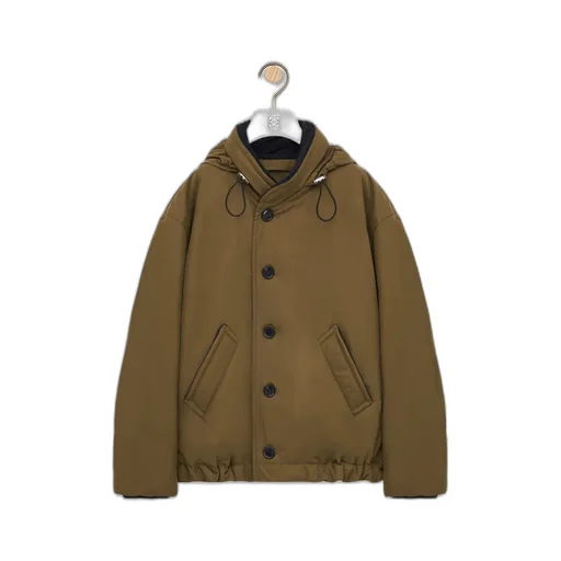 Padded Jacket In Technical Cotton
