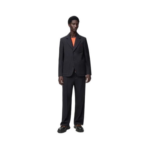 Drawstring Trousers In Wool
