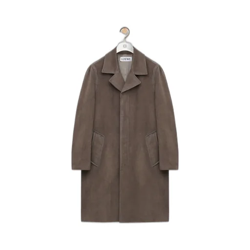 Coat In Cotton Blend