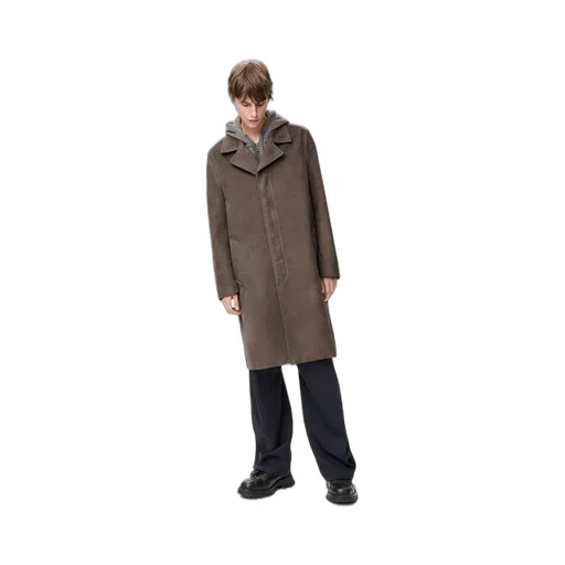 Coat In Cotton Blend