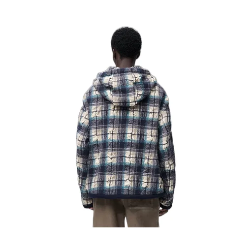 Hooded Jacket In Wool And Linen