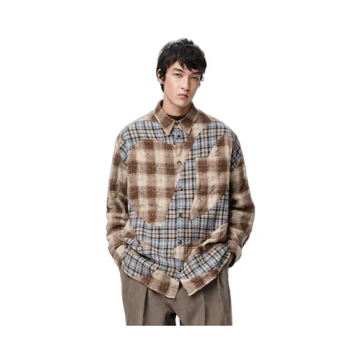 Shirt In Wool And Cotton