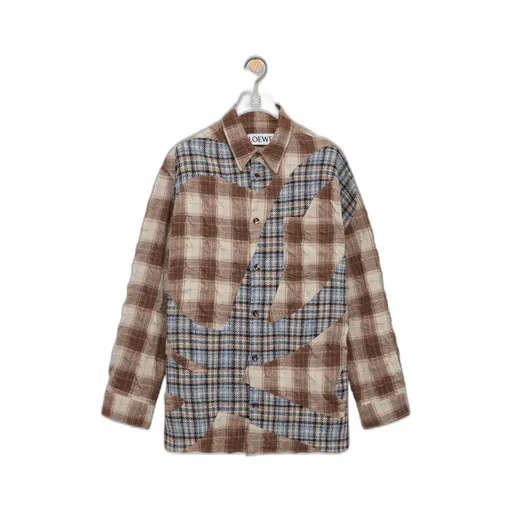 Shirt In Wool And Cotton