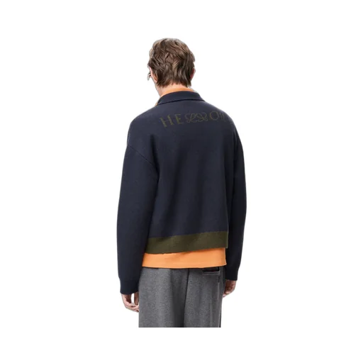 Polo Sweater In Wool