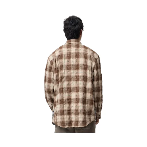 Shirt In Wool And Cotton