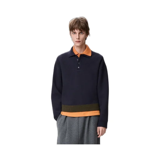 Polo Sweater In Wool