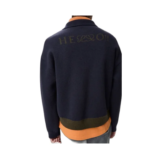 Polo Sweater In Wool