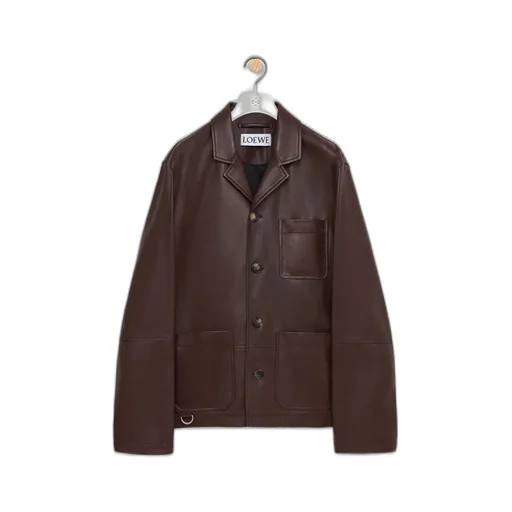 Workwear Jacket In Nappa Lambskin