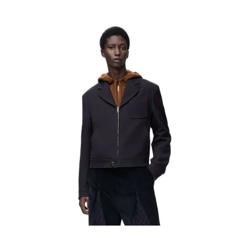 Zip-Up Jacket In Wool