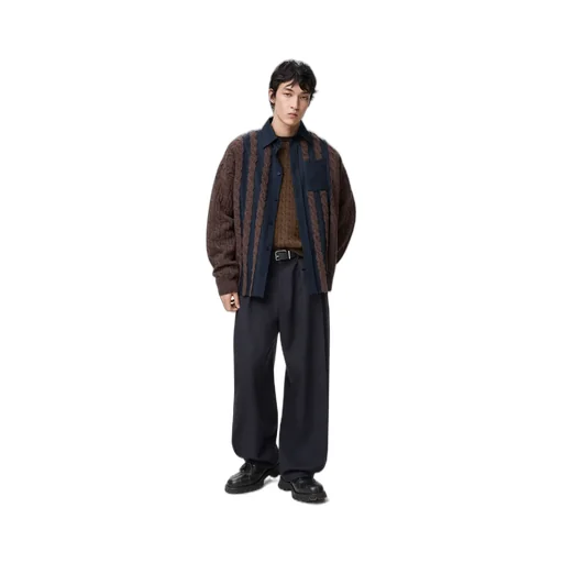 Hybrid Shirt In Cotton And Wool