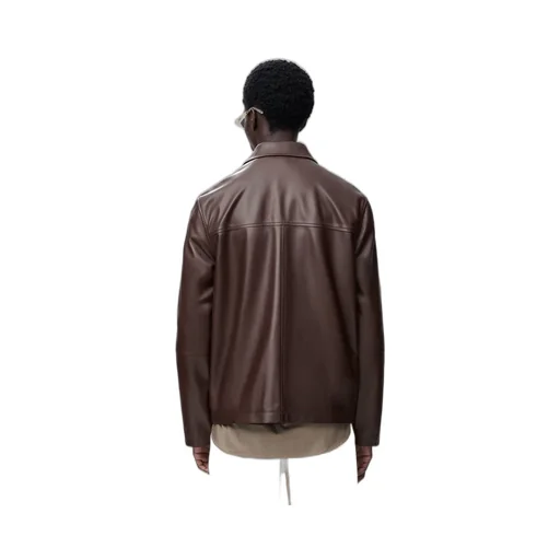 Workwear Jacket In Nappa Lambskin