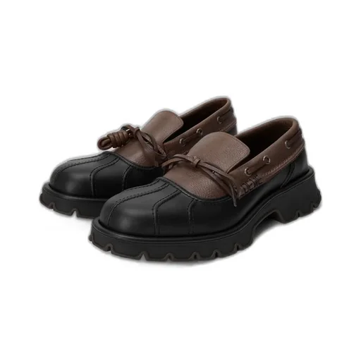 Bobby Derby In Calfskin And Vegetable-Tanned Calfskin