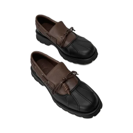 Bobby Derby In Calfskin And Vegetable-Tanned Calfskin