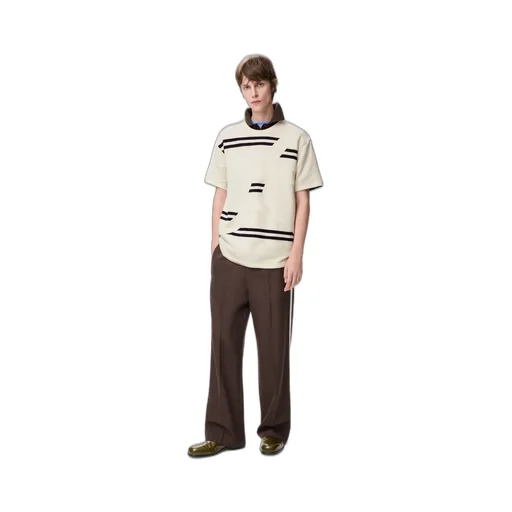 Oversized Fit T-Shirt In Wool