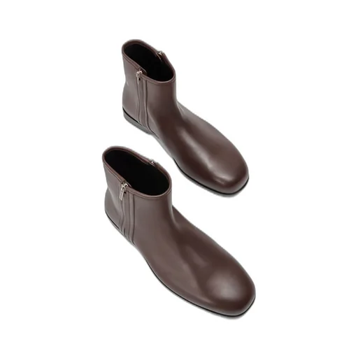 Bobine Ankle Boot In Smooth Calfskin