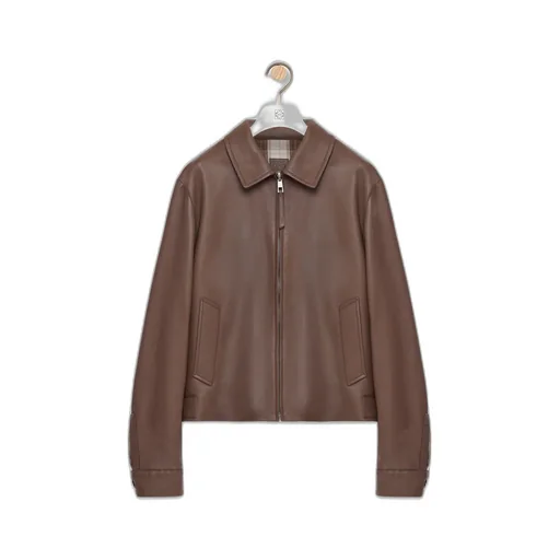 Zip-Up Jacket In Nappa Lambskin