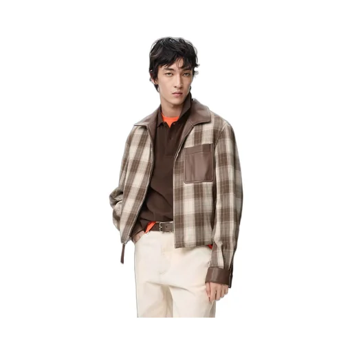 Zip-Up Jacket In Nappa Lambskin