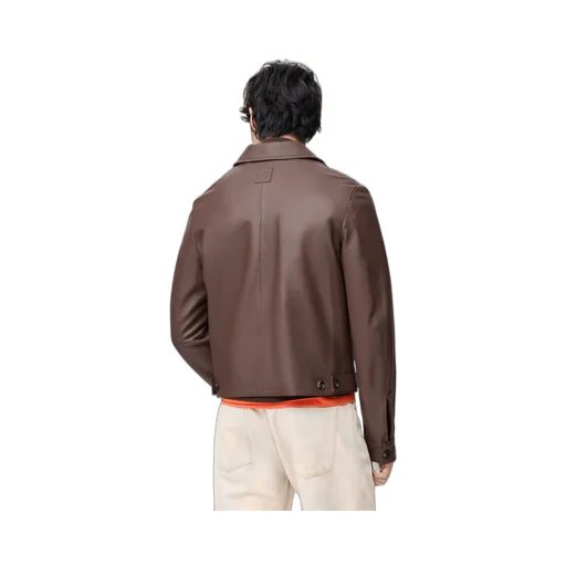 Zip-Up Jacket In Nappa Lambskin