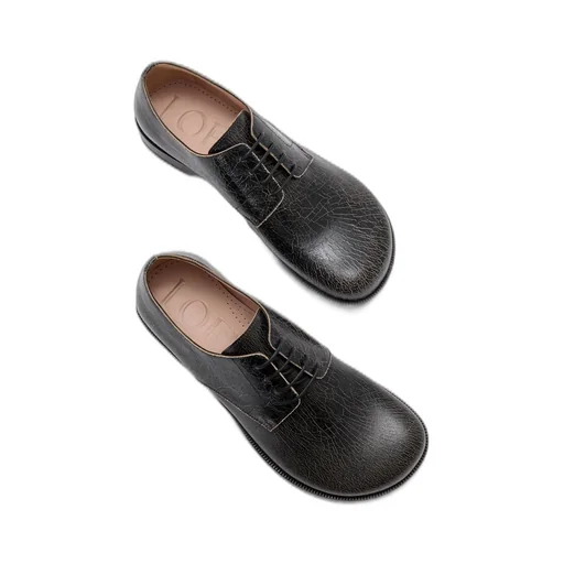 Campo Derby In Cracked Calfskin