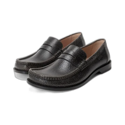 Campo Loafer In Cracked Calfskin