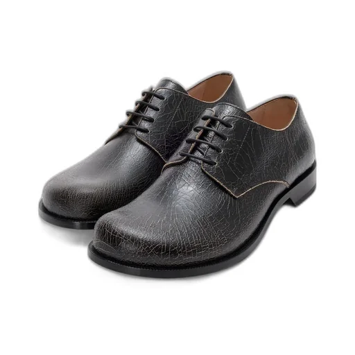 Campo Derby In Cracked Calfskin