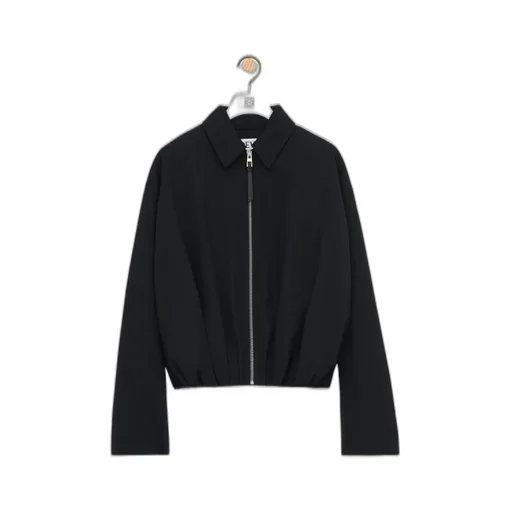 Draped Jacket In Wool