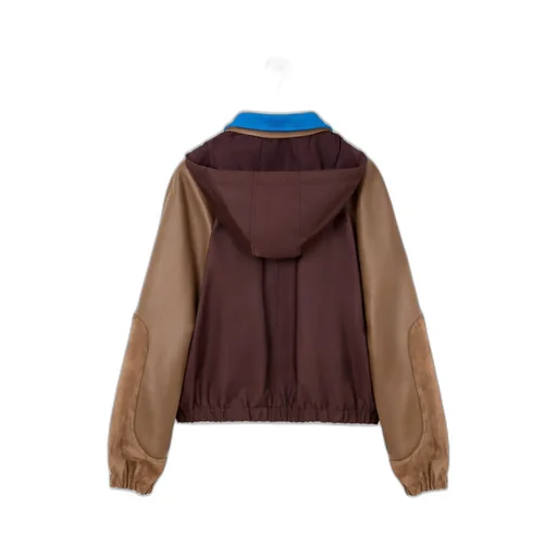 Bomber Jacket In Technical Fabric