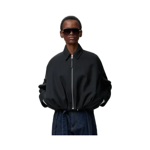 Draped Jacket In Wool
