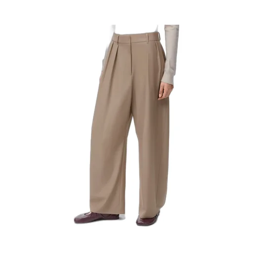 Barrel Trousers In Wool