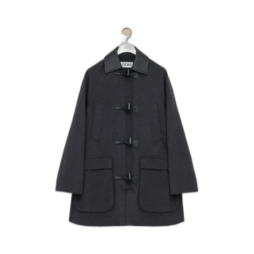 Coat In Wool And Cashmere