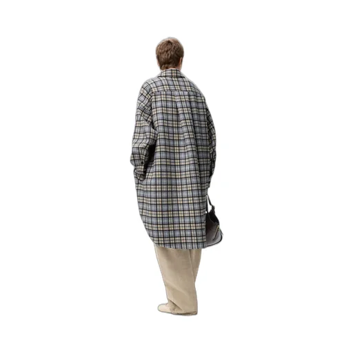 Coat In Wool And Cashmere
