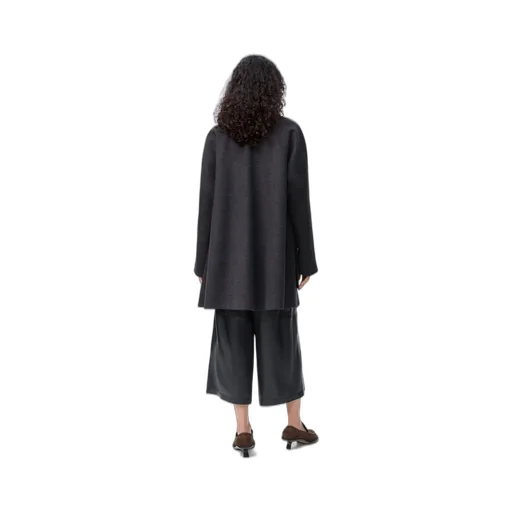 Coat In Wool And Cashmere