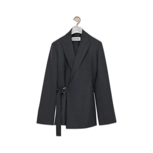 Draped Jacket In Wool