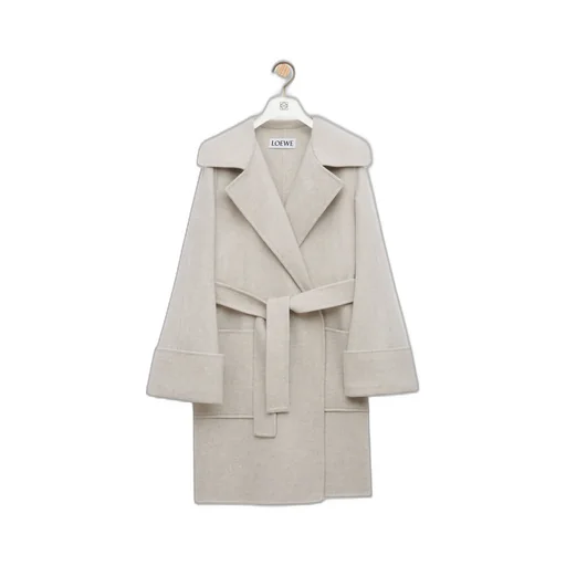 Belted Coat In Cashmere