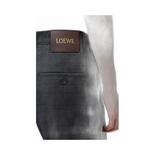 Belted Trousers In Wool