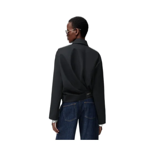 Draped Jacket In Wool