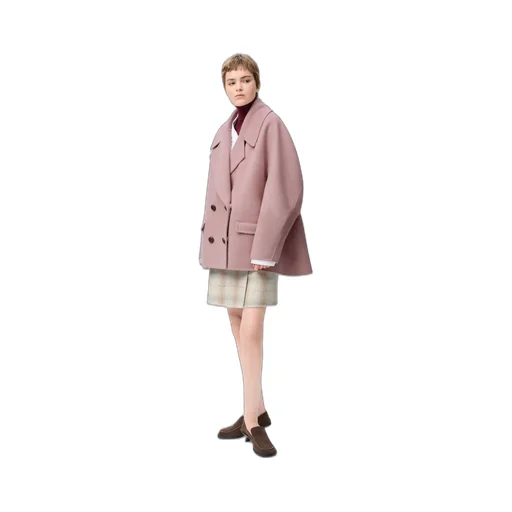 Short Coat In Wool