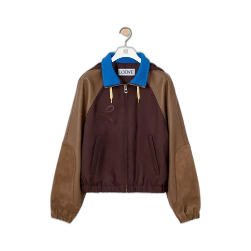 Bomber Jacket In Technical Fabric
