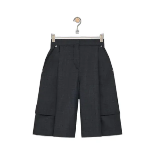 Cargo Shorts In Wool