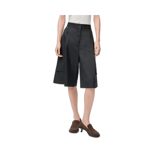 Cargo Shorts In Wool