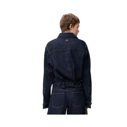 Draped Shirt In Denim