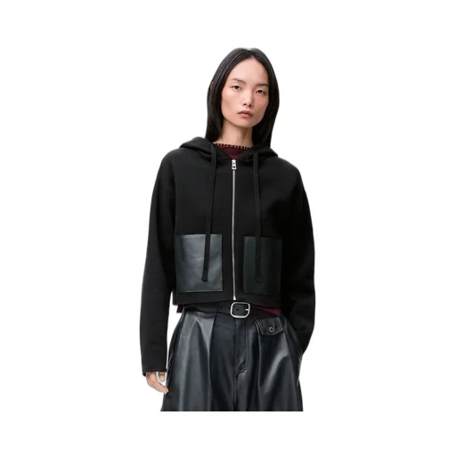 Zip-Up Hoodie In Wool