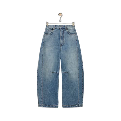 Barrel Jeans In Denim